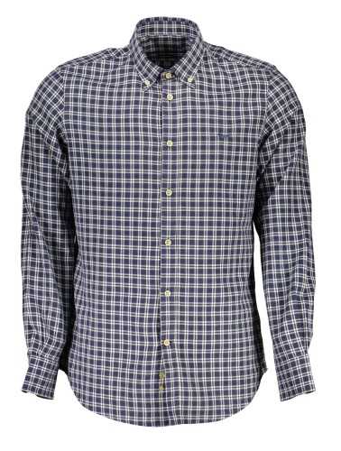 HARMONT & BLAINE MEN'S BLUE LONG SLEEVE SHIRT