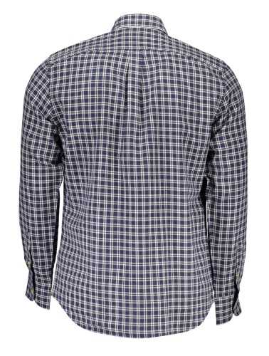 HARMONT & BLAINE MEN'S BLUE LONG SLEEVE SHIRT