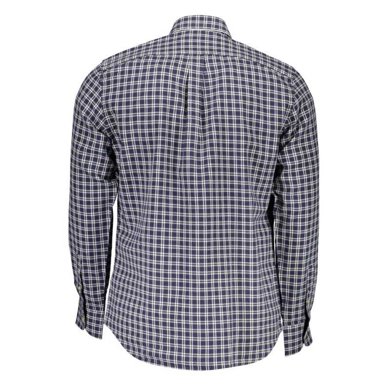 HARMONT & BLAINE MEN'S BLUE LONG SLEEVE SHIRT