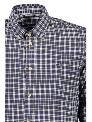 HARMONT & BLAINE MEN'S BLUE LONG SLEEVE SHIRT