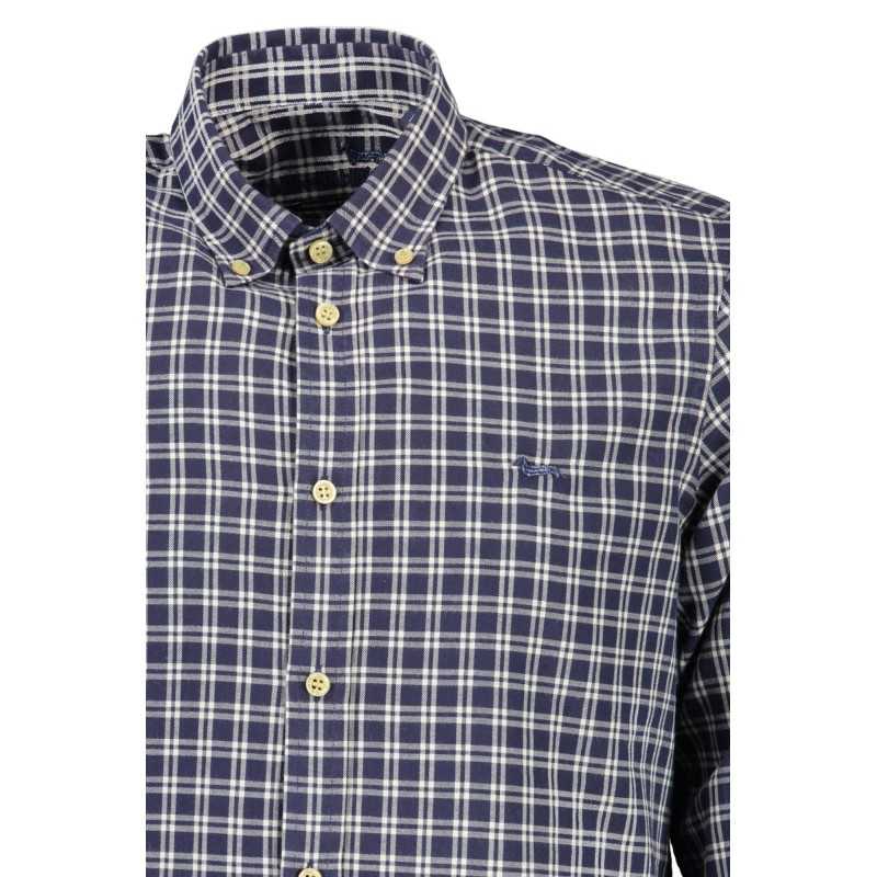 HARMONT & BLAINE MEN'S BLUE LONG SLEEVE SHIRT