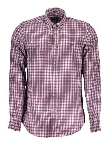 HARMONT & BLAINE MEN'S LONG SLEEVE SHIRT PURPLE