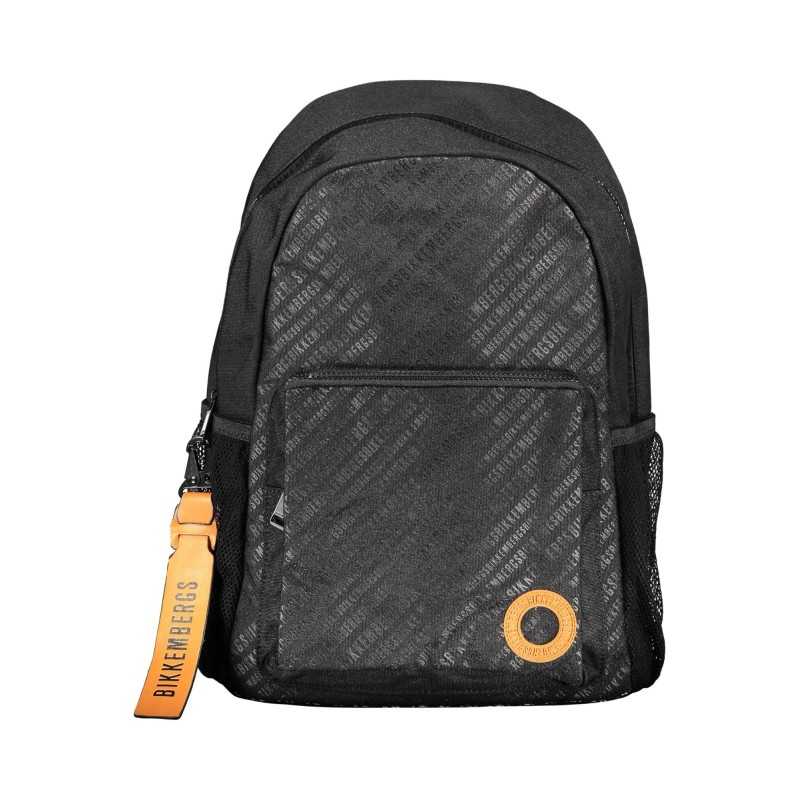 BIKKEMBERGS BLACK MEN'S BACKPACK