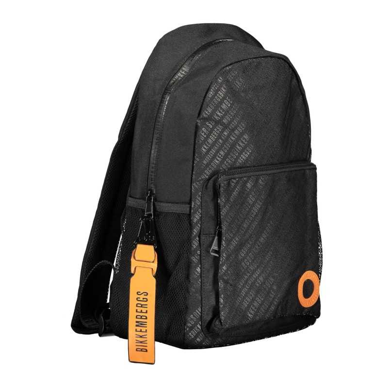 BIKKEMBERGS BLACK MEN'S BACKPACK