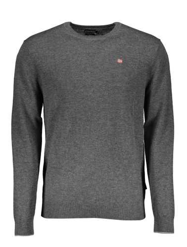 NAPAPIJRI MEN'S GRAY SWEATER