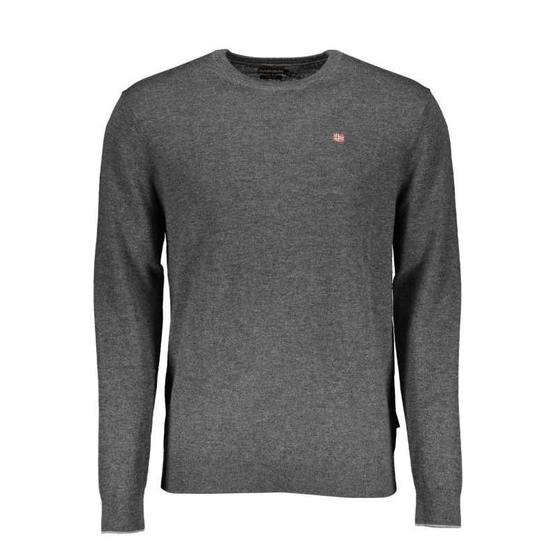 NAPAPIJRI MEN'S GRAY SWEATER