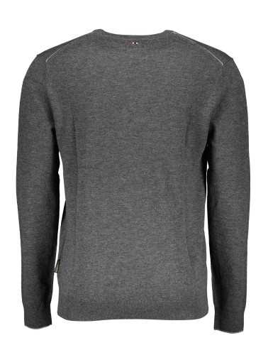 NAPAPIJRI MEN'S GRAY SWEATER