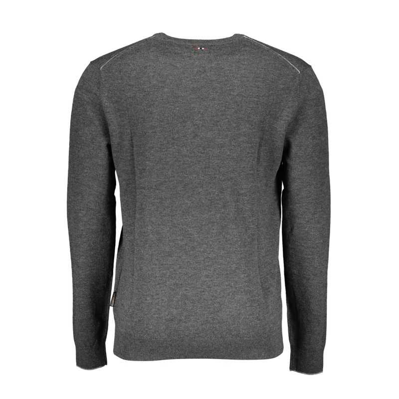 NAPAPIJRI MEN'S GRAY SWEATER