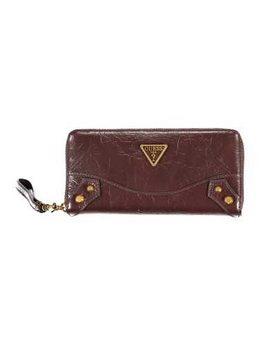 GUESS JEANS WOMEN'S WALLET BROWN