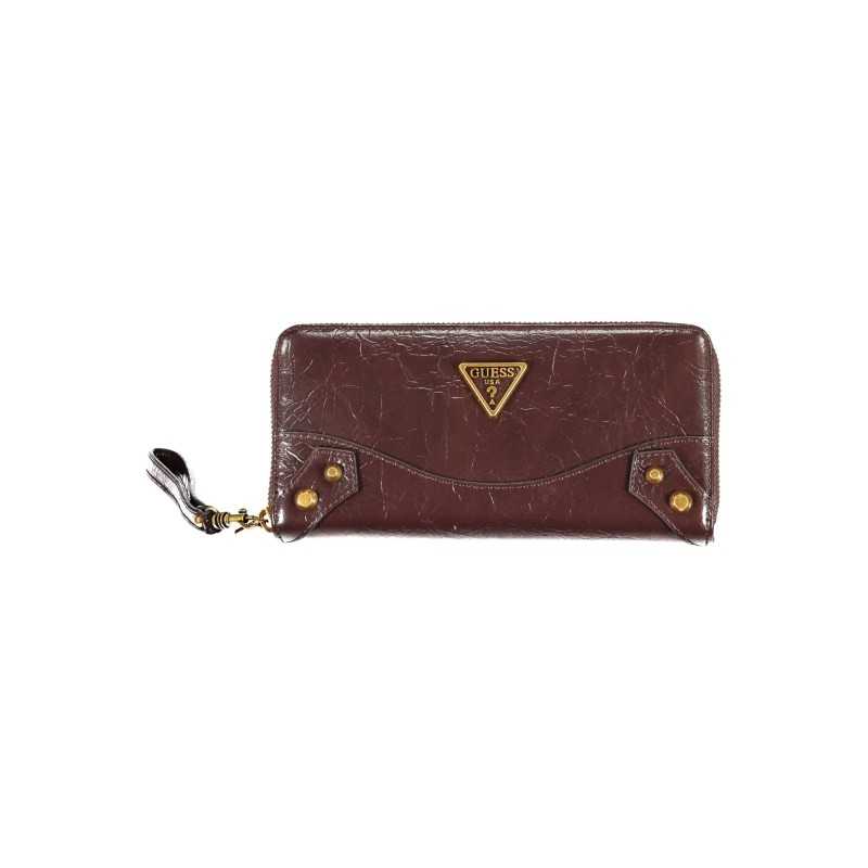 GUESS JEANS WOMEN'S WALLET BROWN