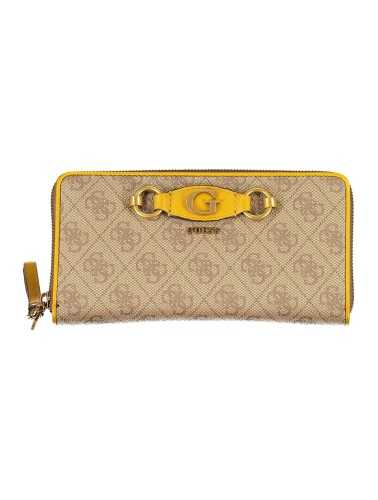 GUESS JEANS WOMEN'S BEIGE WALLET