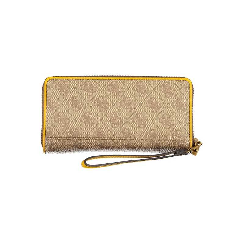 GUESS JEANS WOMEN'S BEIGE WALLET