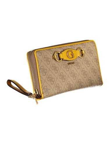 GUESS JEANS WOMEN'S BEIGE WALLET