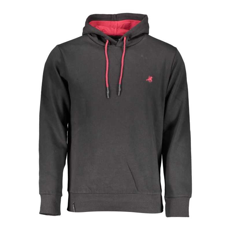 US GRAND POLO SWEATSHIRT WITHOUT ZIP MAN BLACK