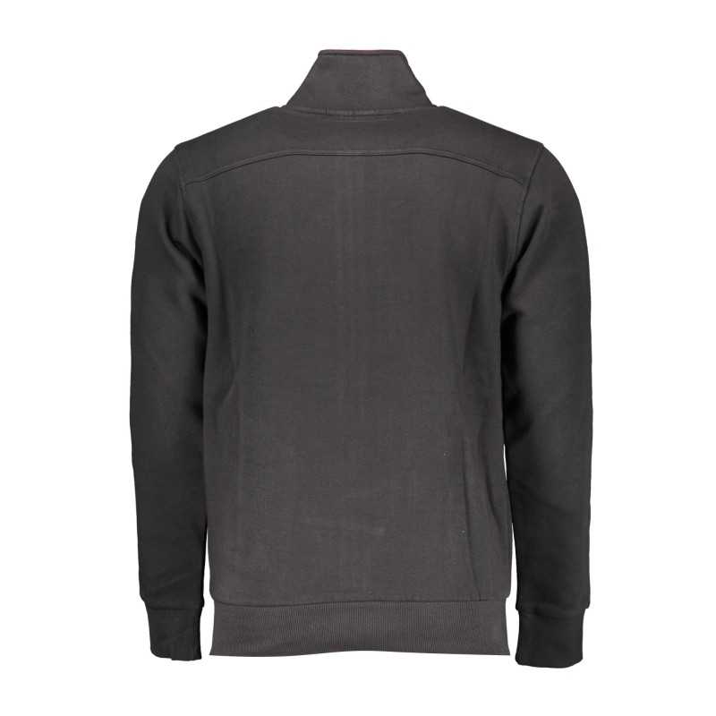 US GRAND POLO MEN'S BLACK SWEATSHIRT WITH ZIP