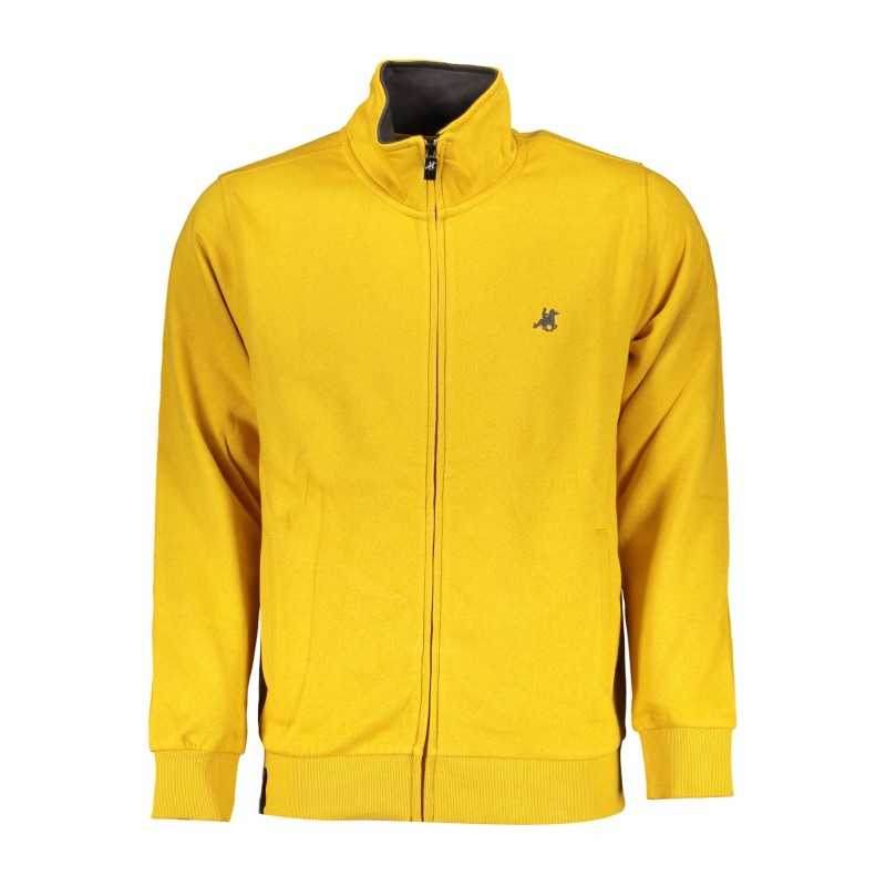 U.S. GRAND POLO FELPA CON ZIP UOMO GIALLO