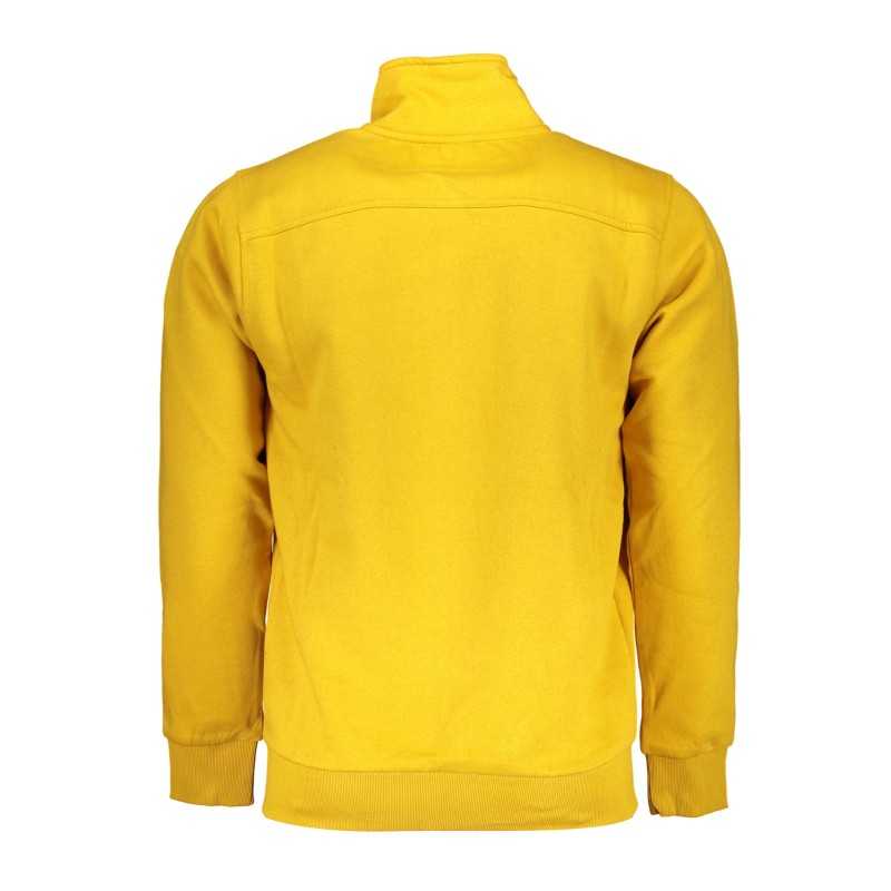 U.S. GRAND POLO FELPA CON ZIP UOMO GIALLO