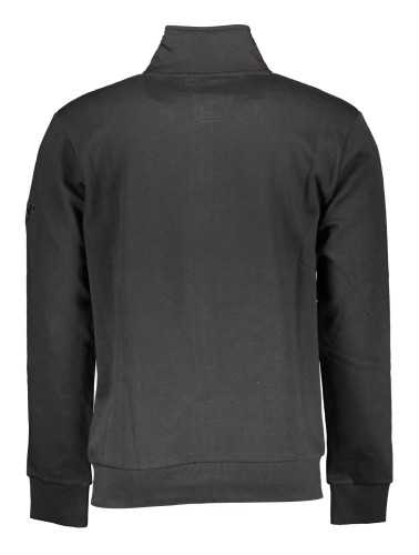 US GRAND POLO MEN'S BLACK SWEATSHIRT WITH ZIP