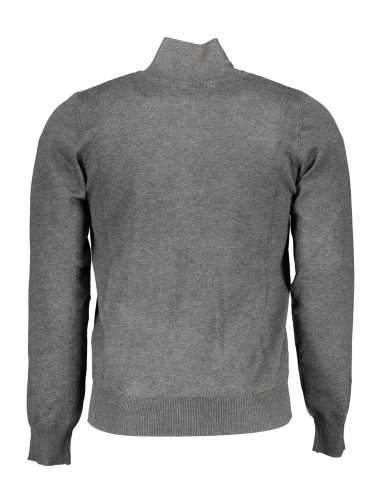 US GRAND POLO MEN'S GRAY CARDIGAN