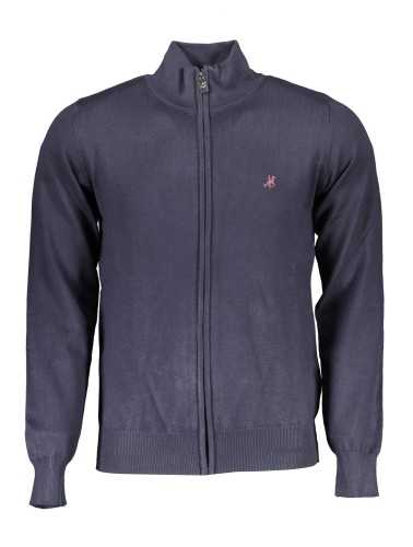 US GRAND POLO MEN'S BLUE CARDIGAN