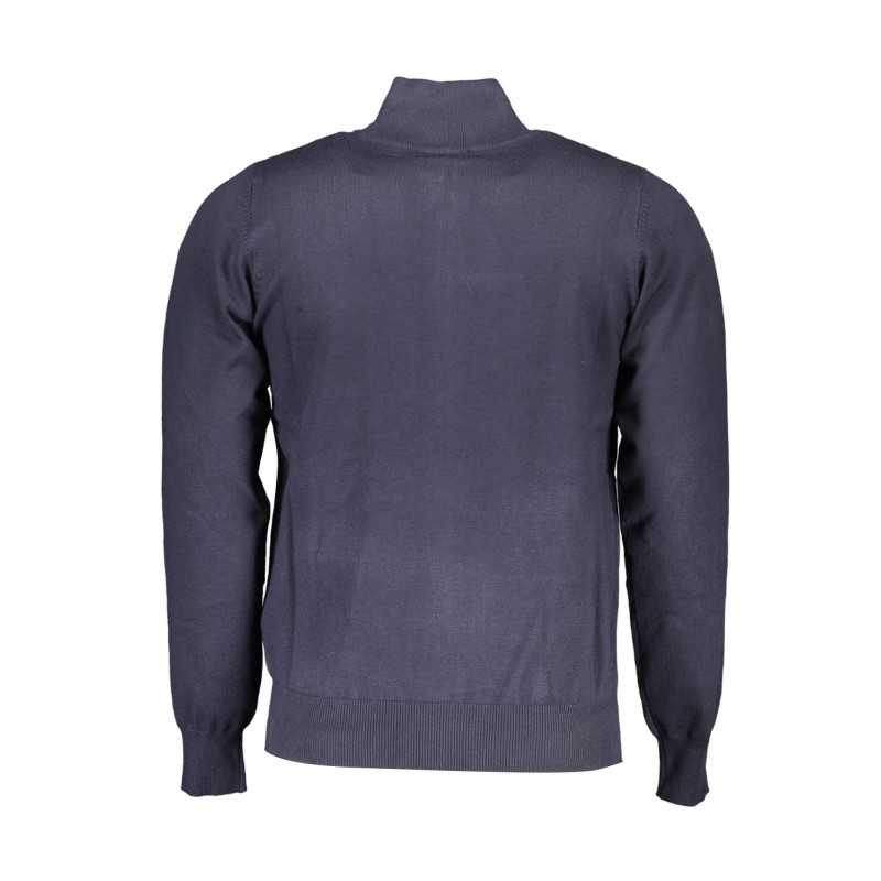 US GRAND POLO MEN'S BLUE CARDIGAN