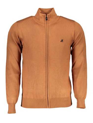 US GRAND POLO CARDIGAN MAN BROWN