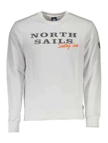 NORTH SAILS SWEATSHIRT WITHOUT ZIP MAN WHITE