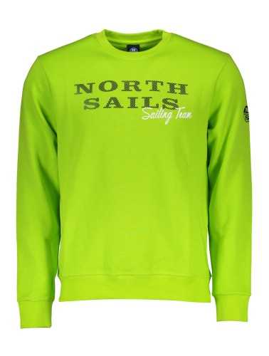 NORTH SAILS SWEATSHIRT WITHOUT ZIP MAN GREEN