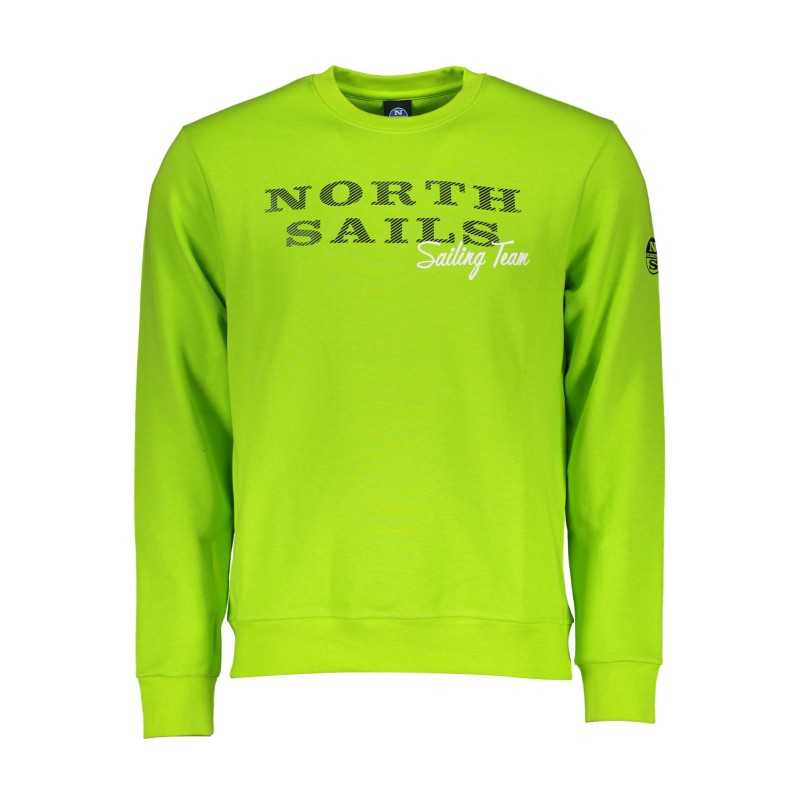 NORTH SAILS SWEATSHIRT WITHOUT ZIP MAN GREEN