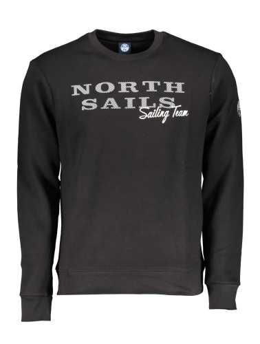 NORTH SAILS FELPA SENZA ZIP UOMO NERO