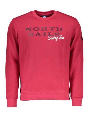 NORTH SAILS FELPA SENZA ZIP UOMO ROSSO