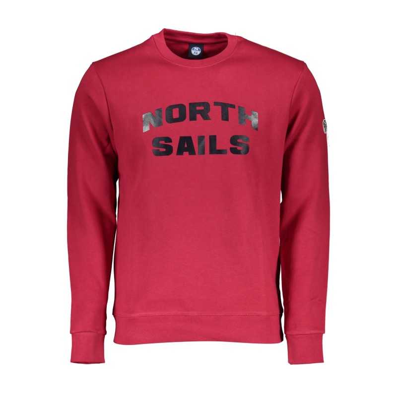 NORTH SAILS FELPA SENZA ZIP UOMO ROSSO