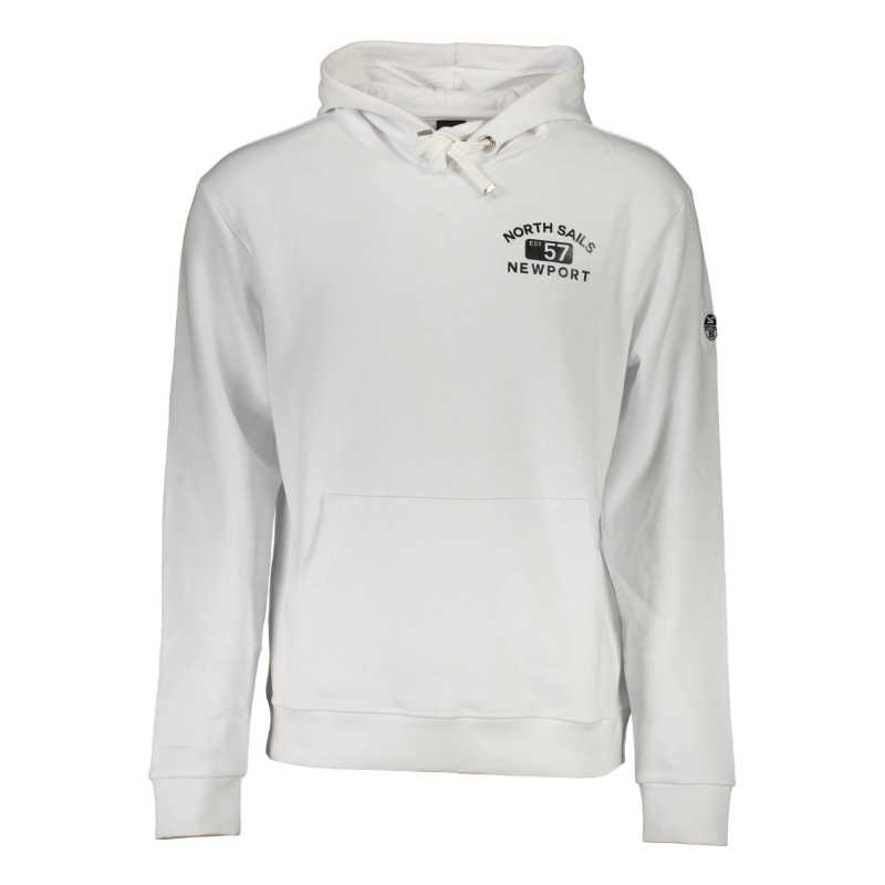 NORTH SAILS SWEATSHIRT WITHOUT ZIP MAN WHITE