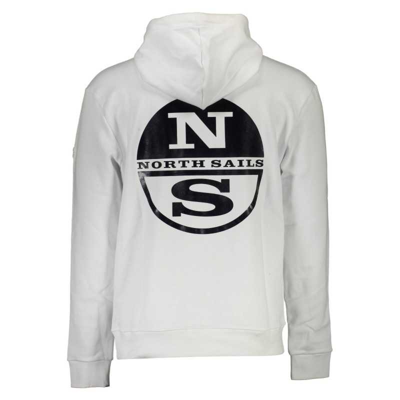 NORTH SAILS SWEATSHIRT WITHOUT ZIP MAN WHITE