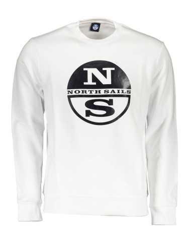 NORTH SAILS SWEATSHIRT WITHOUT ZIP MAN WHITE