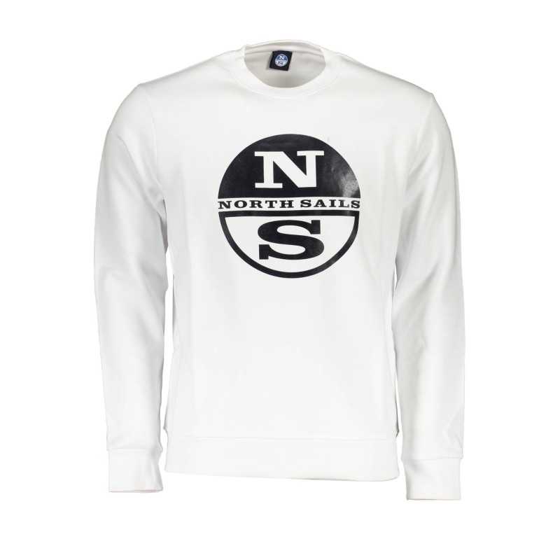 NORTH SAILS SWEATSHIRT WITHOUT ZIP MAN WHITE