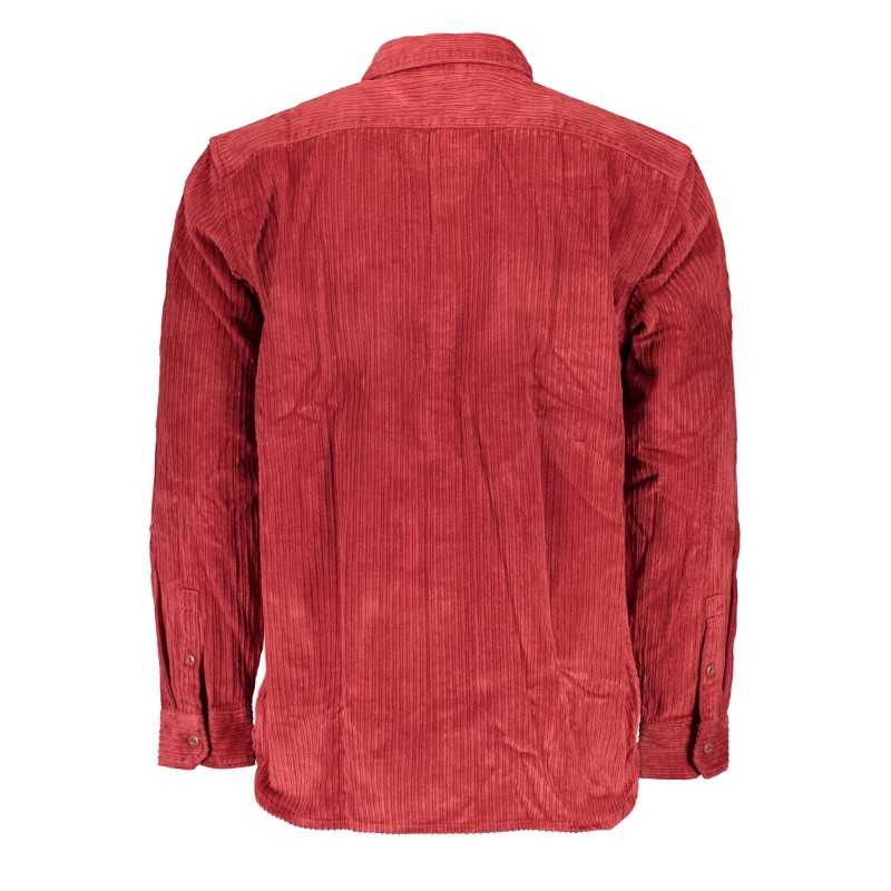 LEVI'S MEN'S RED LONG SLEEVE SHIRT