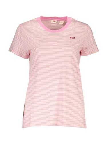 LEVI'S T-SHIRT MANICHE CORTE DONNA ROSA