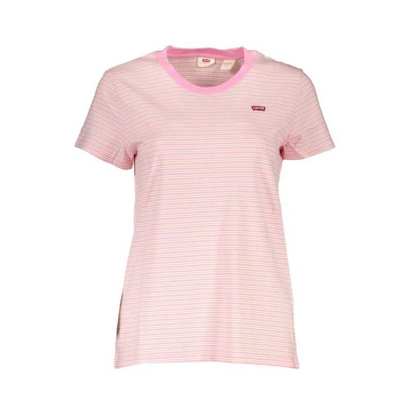 LEVI'S WOMEN'S SHORT SLEEVE T-SHIRT PINK