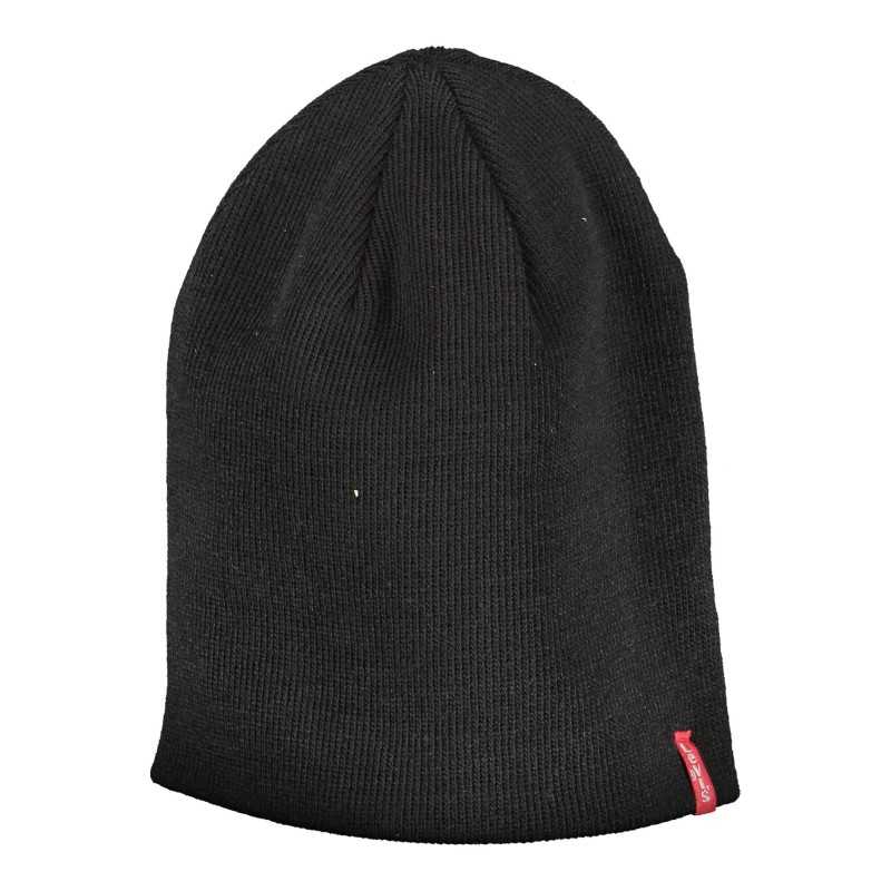 LEVI'S BLACK MEN'S BEANIE