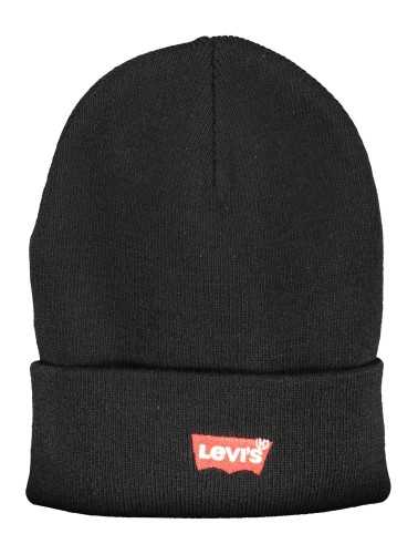 LEVI'S BLACK MEN'S BEANIE