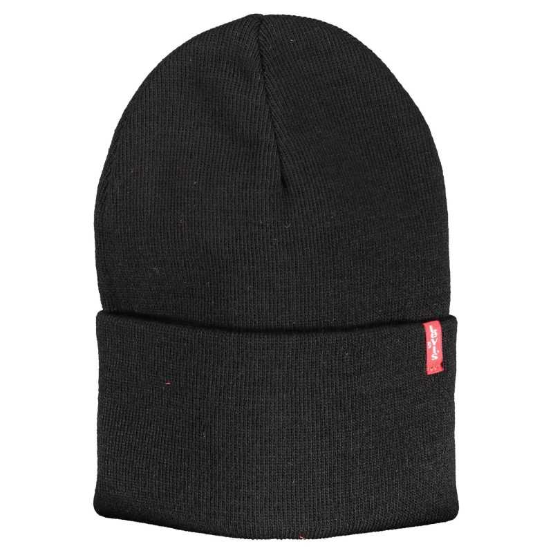 LEVI'S BLACK MEN'S BEANIE