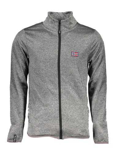 NORWAY 1963 SWEATSHIRT WITH ZIP MAN GRAY