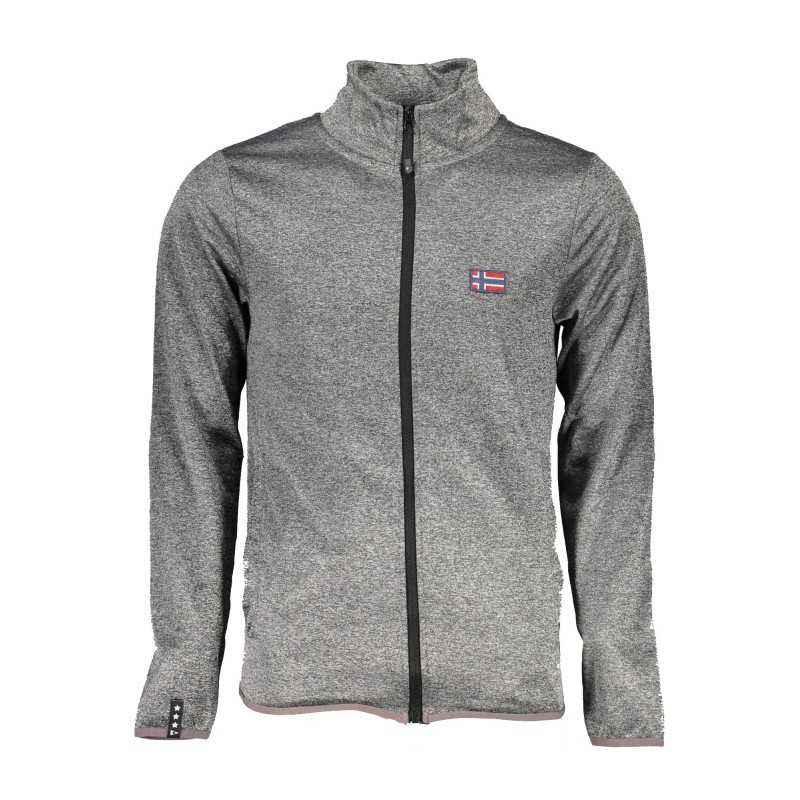 NORWAY 1963 SWEATSHIRT WITH ZIP MAN GRAY