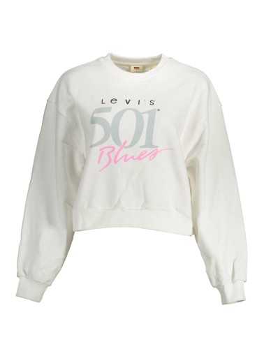 LEVI'S SWEATSHIRT WITHOUT ZIP WOMAN WHITE