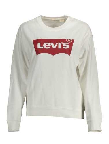 LEVI'S FELPA SENZA ZIP DONNA BIANCO