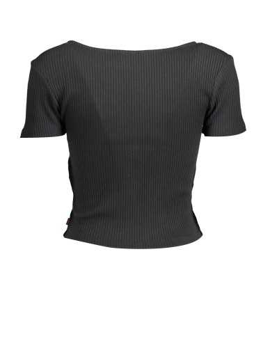 LEVI'S T-SHIRT MANICHE CORTE DONNA NERO