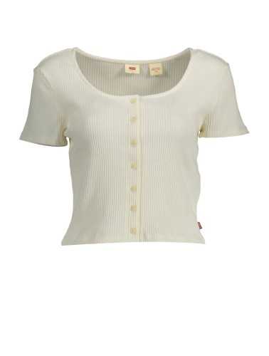 LEVI'S WHITE WOMAN SHORT SLEEVE T-SHIRT