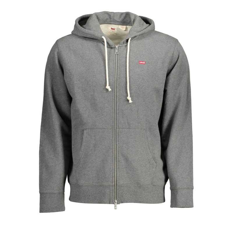 LEVI'S SWEATSHIRT WITH ZIP MAN GRAY