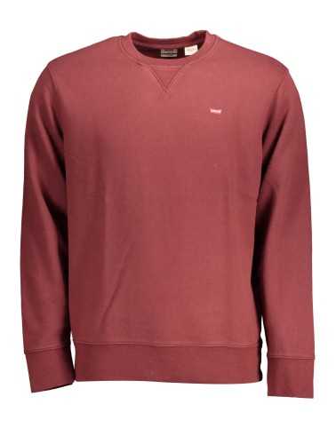 LEVI'S SWEATSHIRT WITHOUT ZIP MAN RED